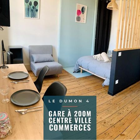 Le Dumon 4 - Studio Neuf Lumineux Calme - Wifi - Gare 200M أجان المظهر الخارجي الصورة
