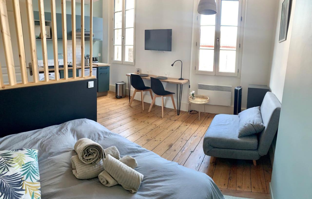 Le Dumon 4 - Studio Neuf Lumineux Calme - Wifi - Gare 200M أجان المظهر الخارجي الصورة